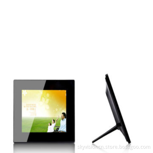 8-inch Digital Photo Frame, SD Card Lock Function with Mirror Cover